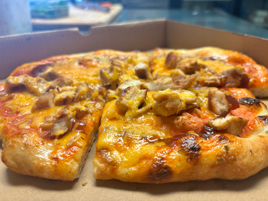 BBQ chicken pizza, Frozen